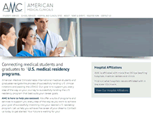 Tablet Screenshot of amclinicals.com